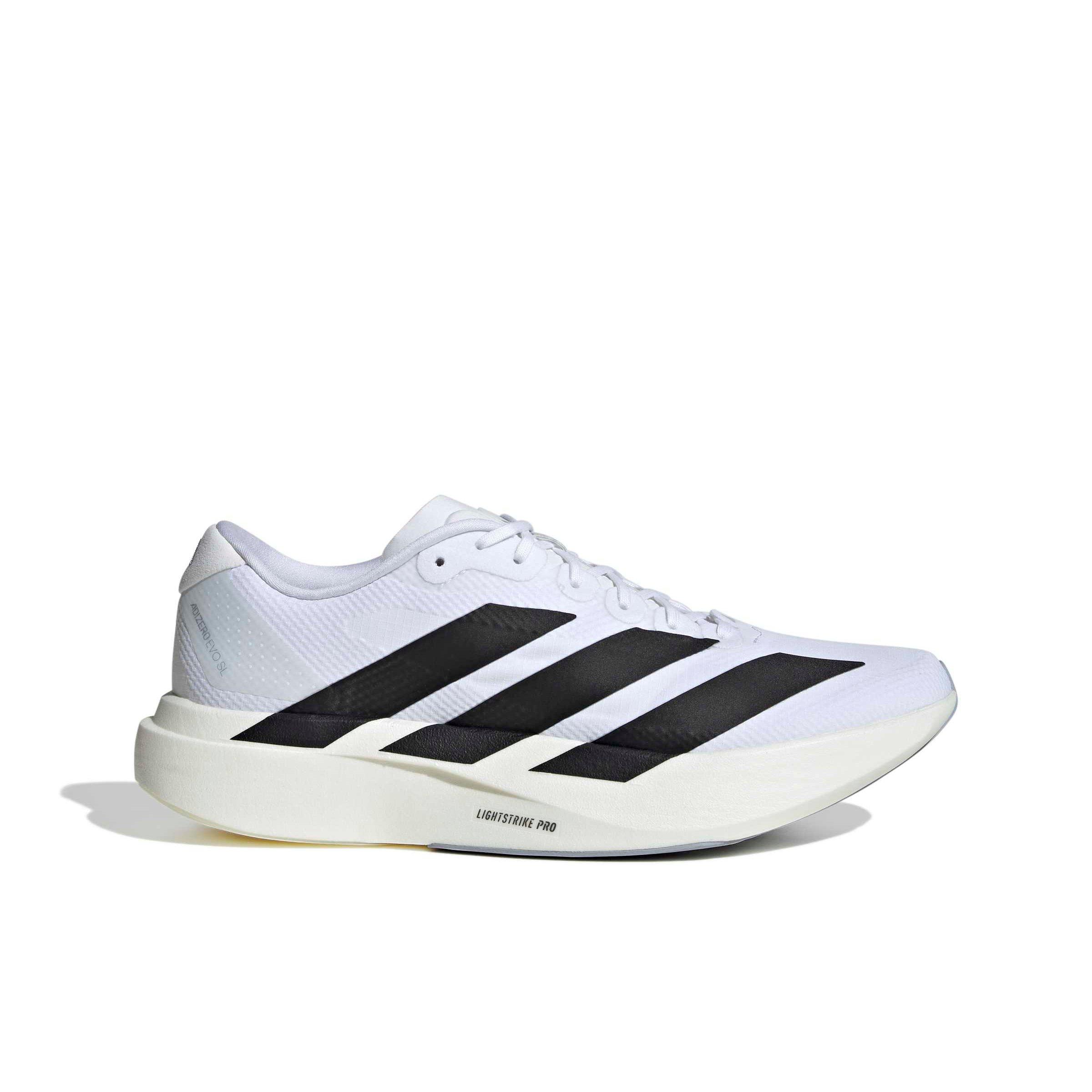 adidas Adizero EVO SL Woven "Ftwr White/Core Black/Dash Grey" Men's Running Shoe - WHITE/BLACK/GREY